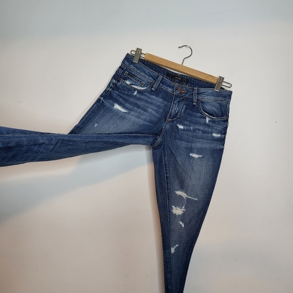 Joe's Honey Fit Distressed Bootcut Jeans Size 27 - Picture 3 of 13